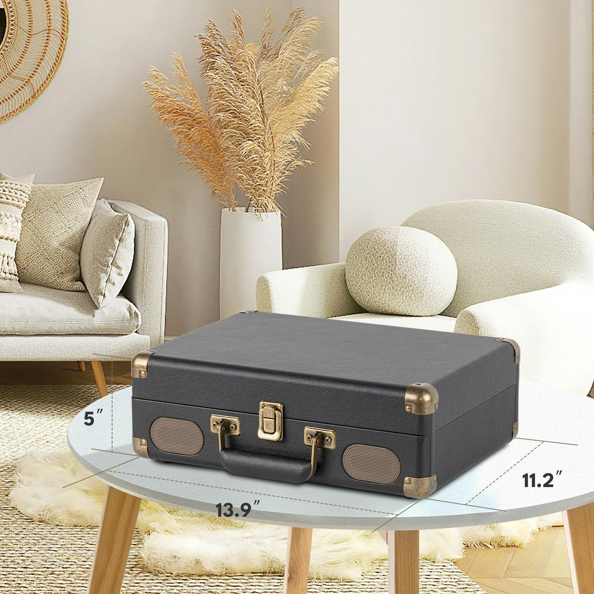 GOLDSHIP detail of RCA and aux ports for connecting external speakers and better audio