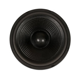 Goldwood Sound GW-212 magnet and bumper plate detail highlighting 20oz motor for heat handling