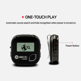 Golf Buddy Voice 2S+ IPX3 waterproof for light rain on the course.