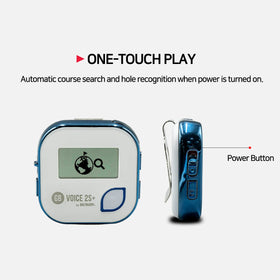 GolfBuddy Voice 2S+ shot distance feature helps track measurements after each stroke.