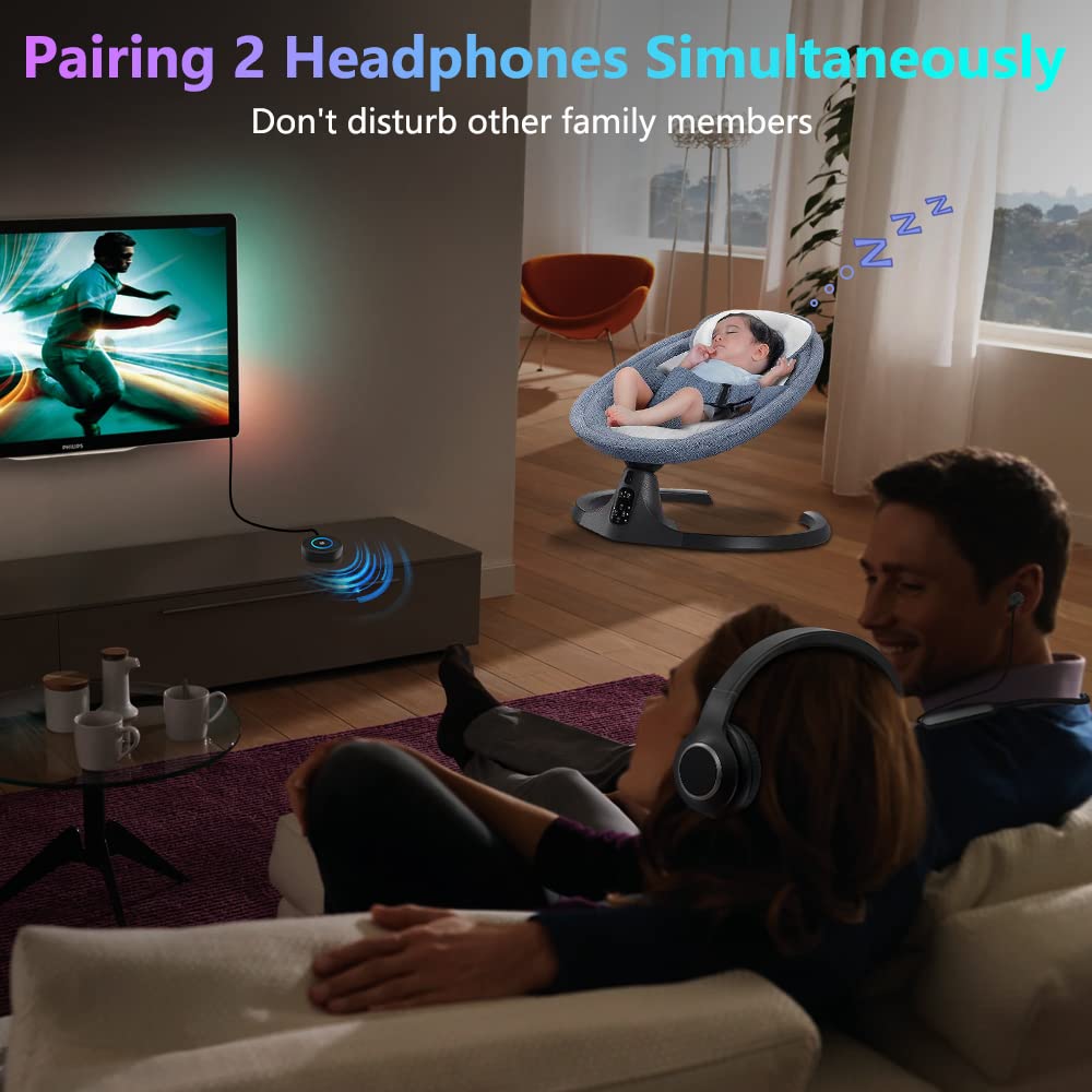 Golvery BT53 up-to-16-hours playback, perfect during flights.