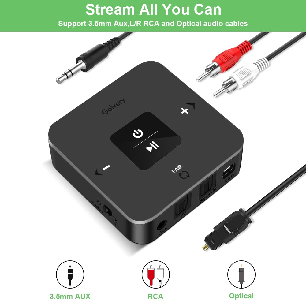 Golvery BTI-038 25-hour battery supports long listening sessions.