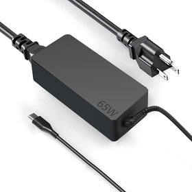 Gomarty 65W USB-C front view showing compact charger and benefit of portability