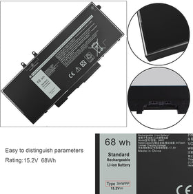Gomarty battery label with part numbers for matching OEM identifiers benefit