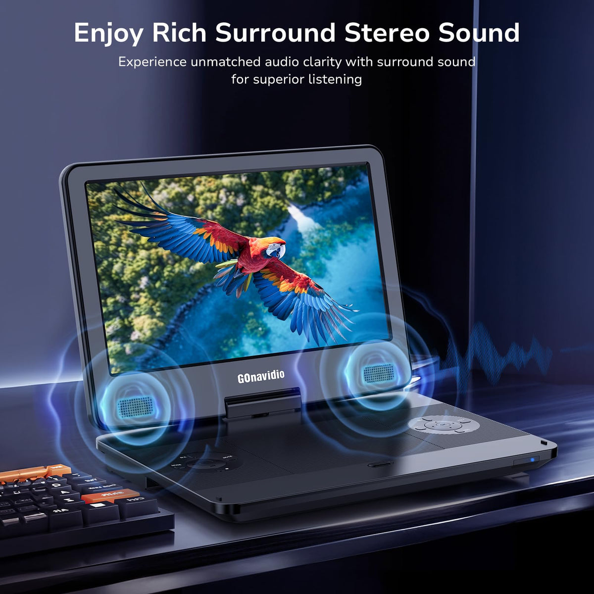 GOnavidio car and wall chargers enable entertainment during travel.
