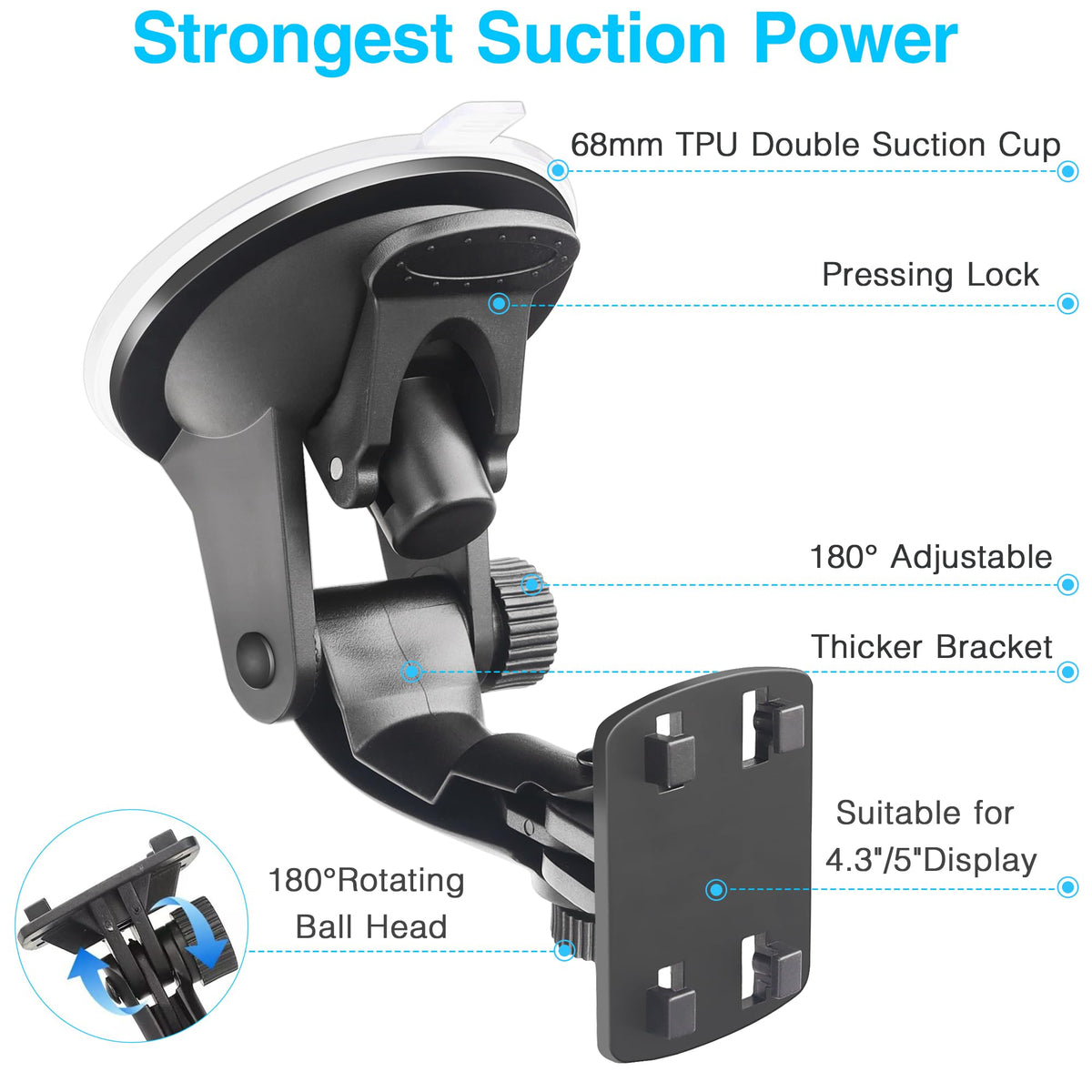 Gonifeto android auto screen rotation enables versatile viewing angles.
