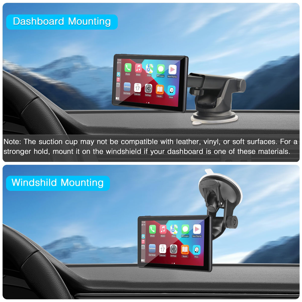 Gonifeto compatibility covers 4.3 to 10 inch screens and more.