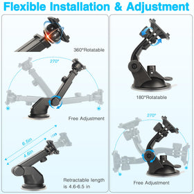 Gonifeto windshield or dashboard installation adapts to your car setup.