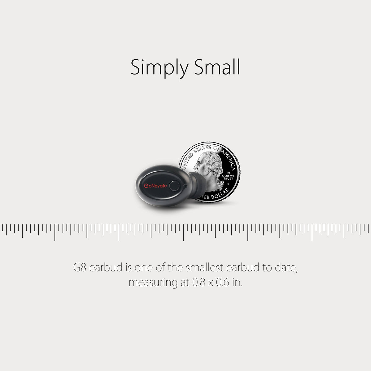 GoNovate G8 offers a 33-foot wireless range for hands-free listening.