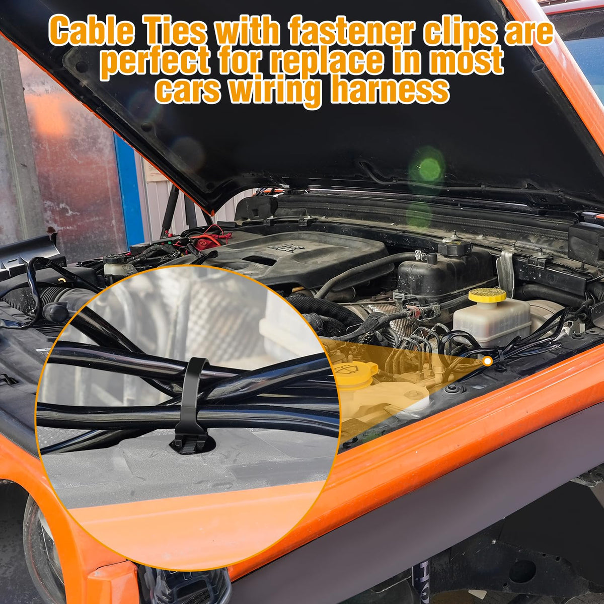 GOOACC durable ties for construction, auto, and electronics assembly.