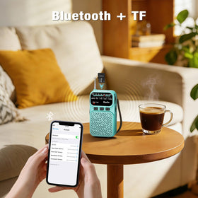 Goodes radio enabling Bluetooth and TF card playback for flexible listening.