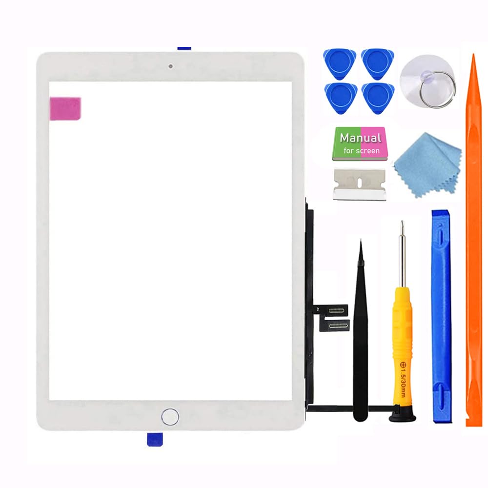 GoodFixer iPad 7/8 digitizer glass front panel improves touch response during repair