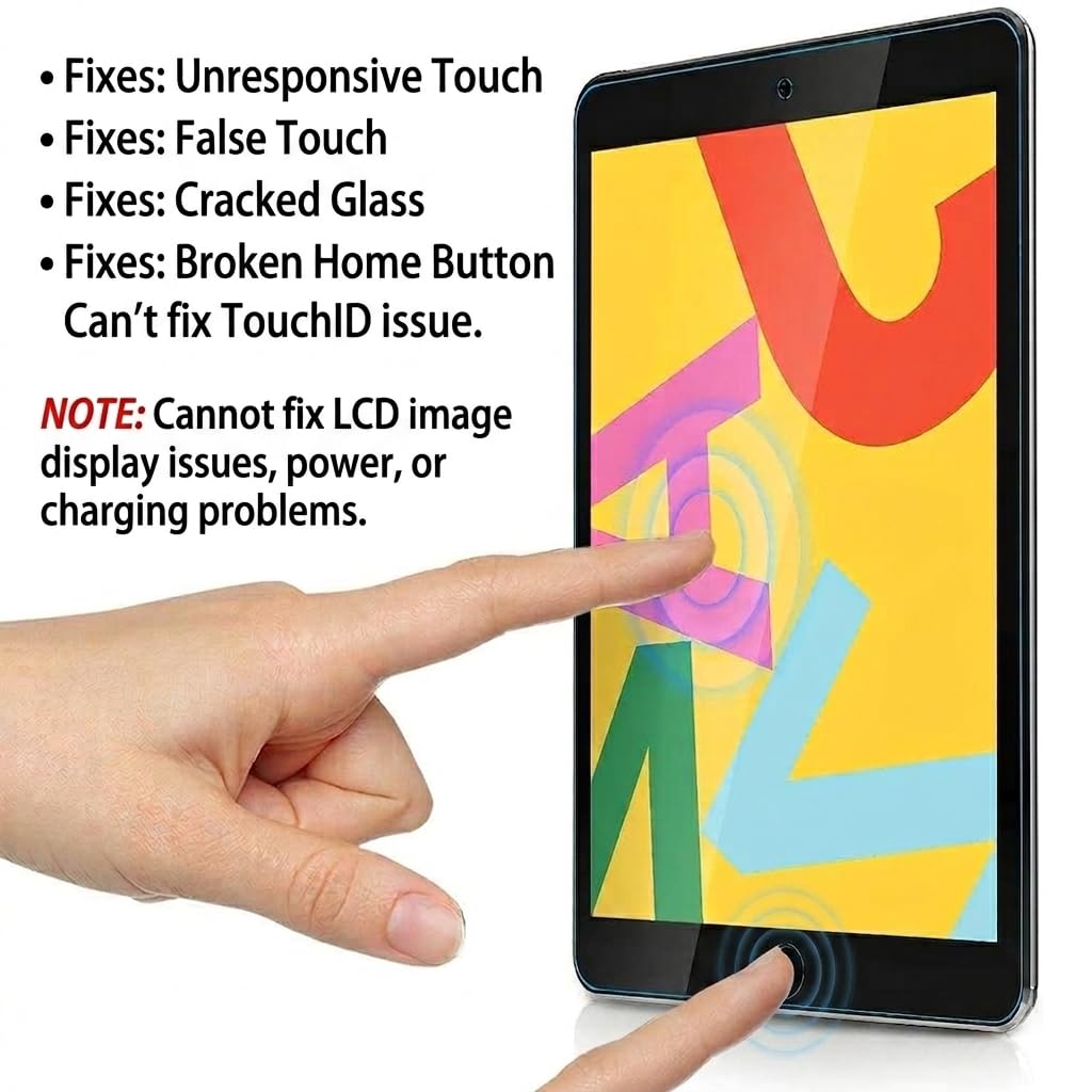 GoodFixer technician holding digitizer during installation, demonstrates practical repair guidance