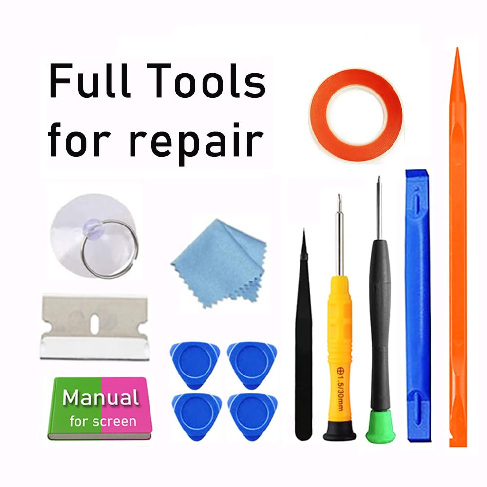 GoodFixer digitizer next to ruler, shows size match for proper 10.9/11 inch fit