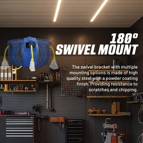 Goodyear 3-prong plug and LED tap simplify portable power.