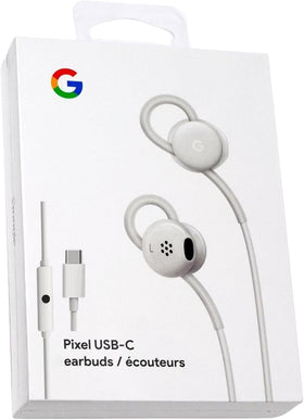 Google earbuds in pocket scale image conveying portability for everyday carry