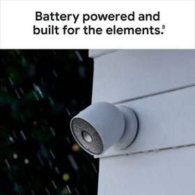 Google Nest Cam Battery 2nd Gen Snow magnetic mount enables simple placement.