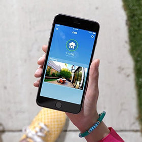 Google Nest Cam Outdoor app-ready setup enables remote monitoring without a hub