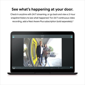 Google Nest Doorbell Wired 24-7 streaming keeps doorway visible