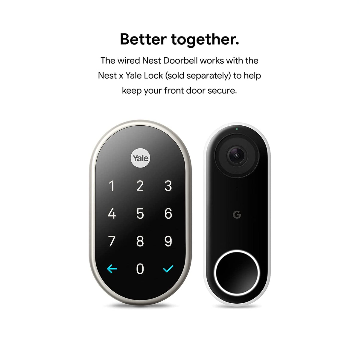 Google Nest Doorbell Wired live view to monitor doorstep remotely