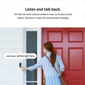 Google Nest Doorbell Wired Yale lock integration for secure entry control