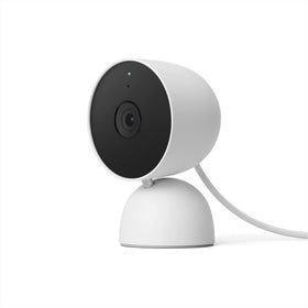 Google Nest Security Cam wired 2nd gen Fog closeup for clear day and night monitoring