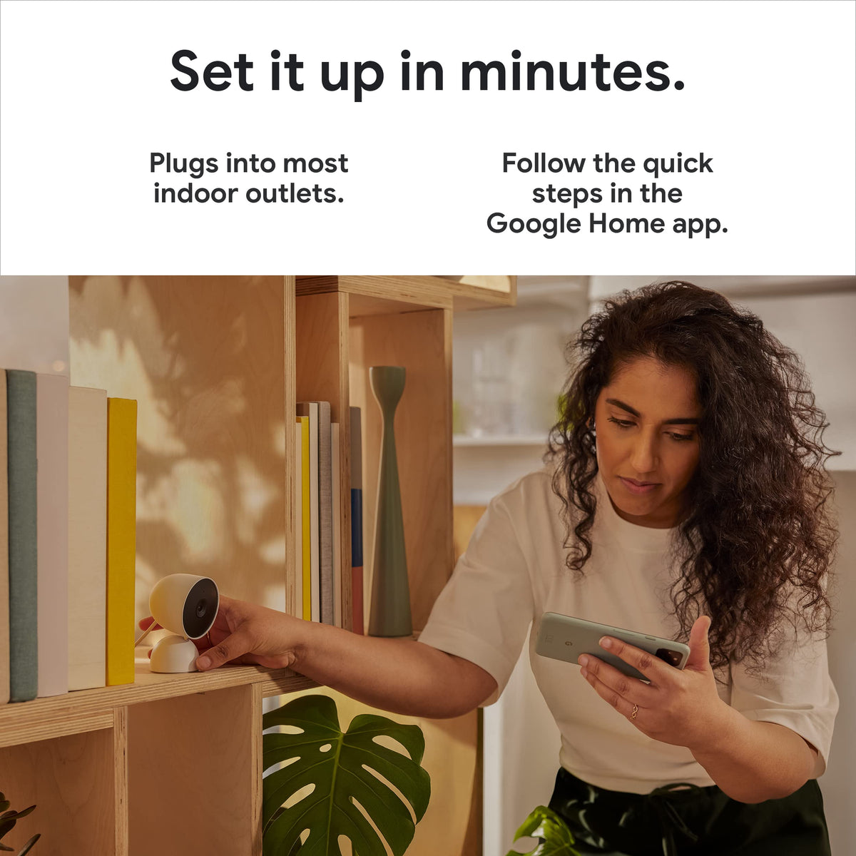 Google Nest Cam 2nd gen snow built-in mic and speaker enable two-way audio