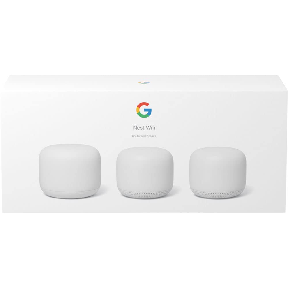 Google Nest WiFi AC2200 addon-point angled view for versatile placement and coverage