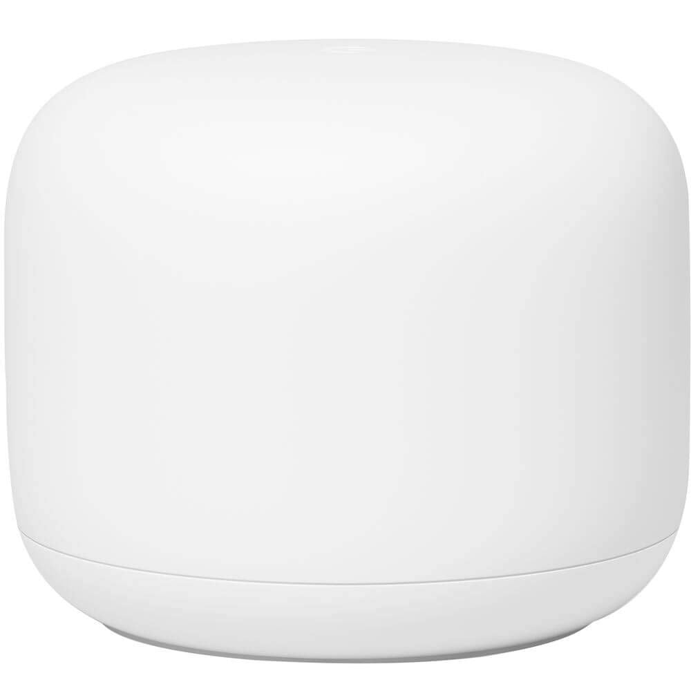 Google Nest Wifi front view showing compact router and clean design for discreet placement