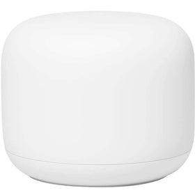 Google Nest Wifi front view showing compact router and clean design for discreet placement