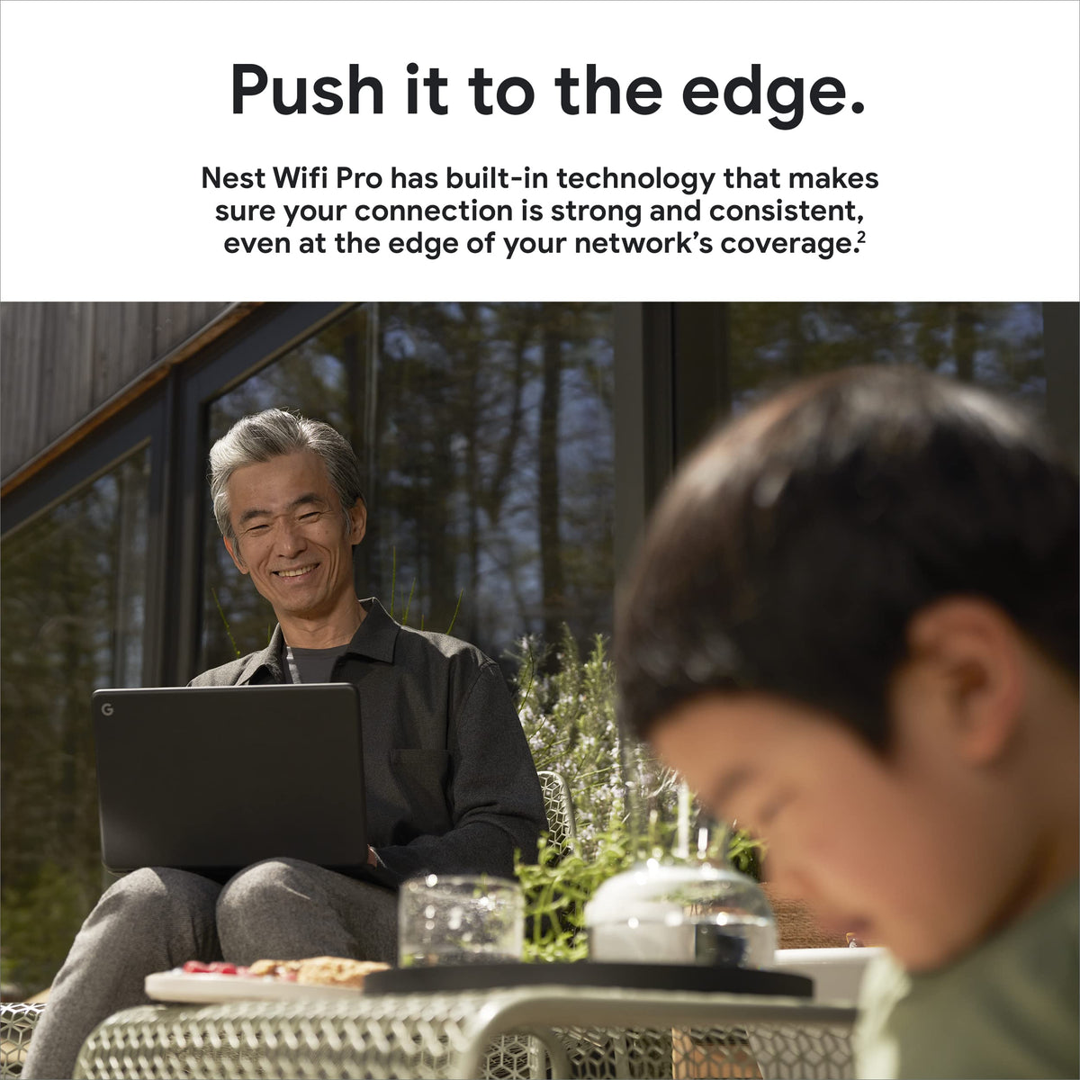 Google Nest WiFi Pro 6E LED status lights indicate activity at a glance.