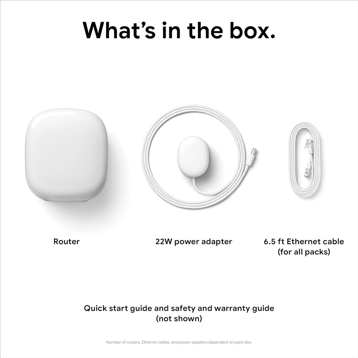Indoor-only Google Nest Wifi Pro designed for reliable in-home use.