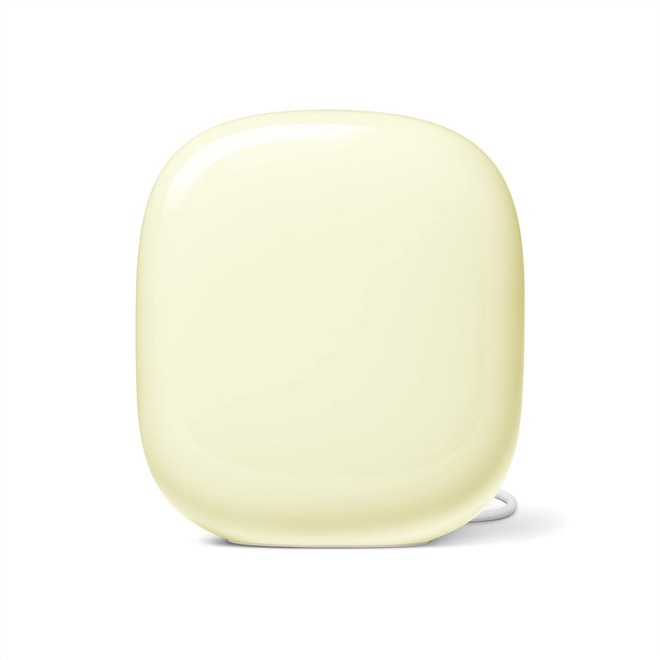 Google Nest Wifi Pro router top view for strong, fast home coverage.