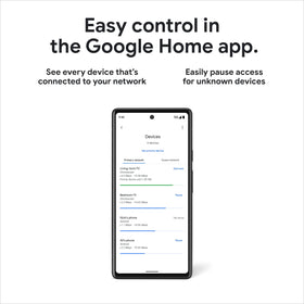 Google Nest Wifi Pro secure updates protect against unauthorized software.