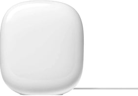 Google Nest WiFi Pro setup panel shows fast, simple installation.