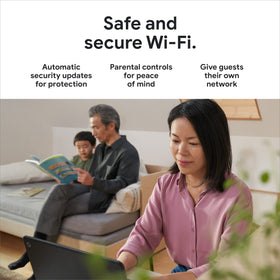 Google Nest Wifi Pro three‑band design highlights robust signal distribution.