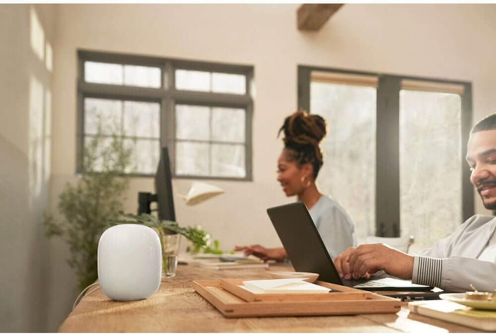 Google Nest WiFi Pro three-band system delivers reliable speeds across rooms.