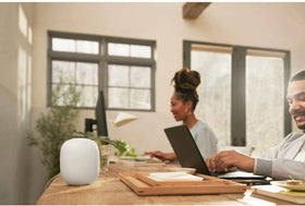 Google Nest WiFi Pro three-band system delivers reliable speeds across rooms.