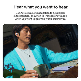 Charging case of Pixel Buds 2a open for quick power access