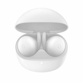 Google Pixel Buds A-Series with three ear tip sizes for personalized fit.
