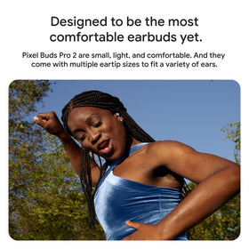 Google Pixel Buds Pro 2 ANC for quieter environments during commutes and focus