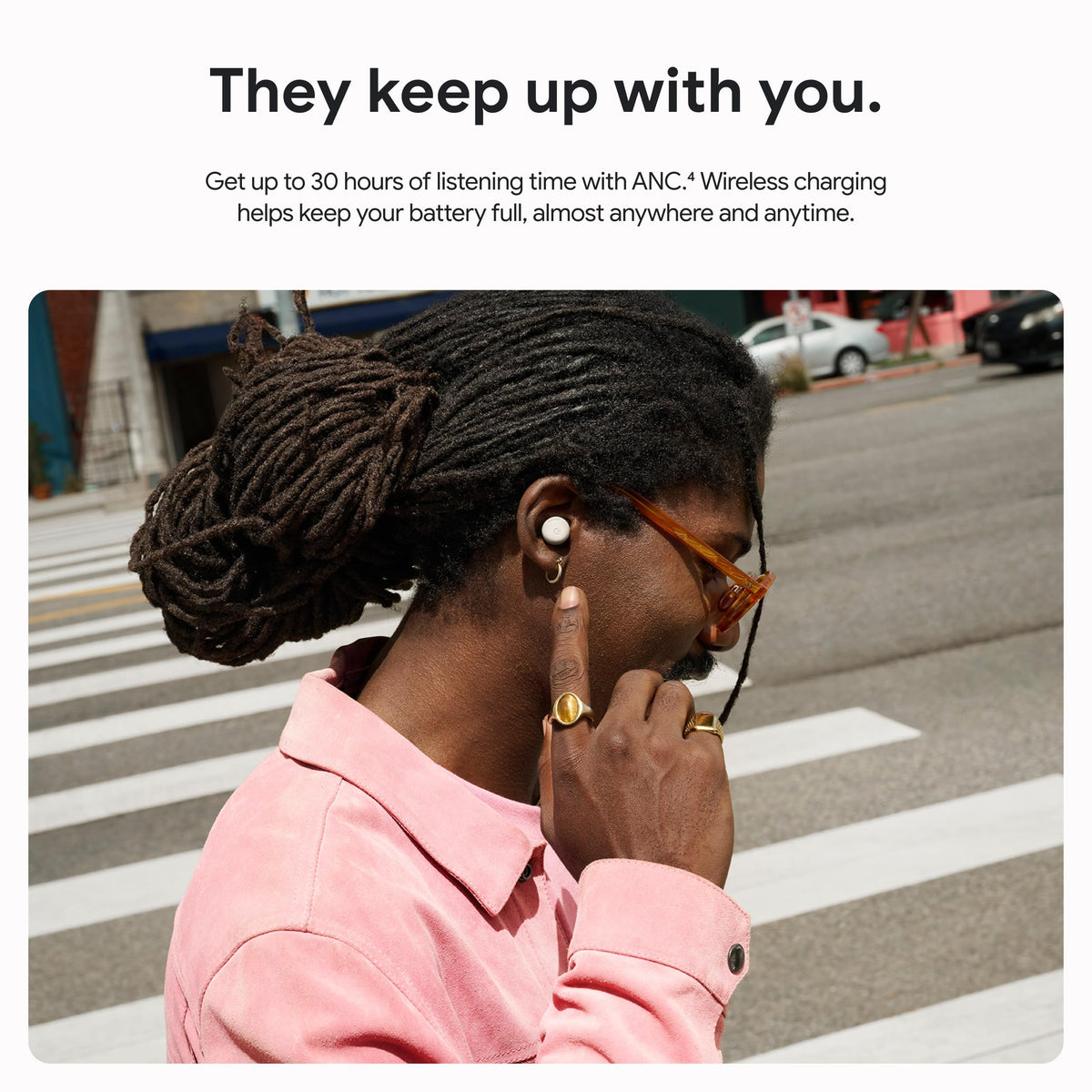 Google Pixel Buds Pro 2 Transparency mode lets ambient sound in when needed.