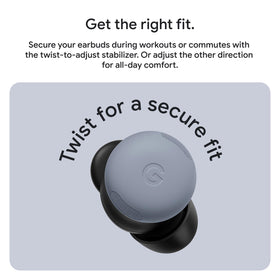 Google Pixel Buds Pro 2 workout-stability ear tips stay secure during activity