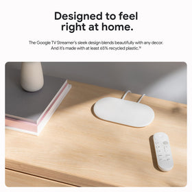 Live TV and streaming on Google TV Streamer 4K across channels.