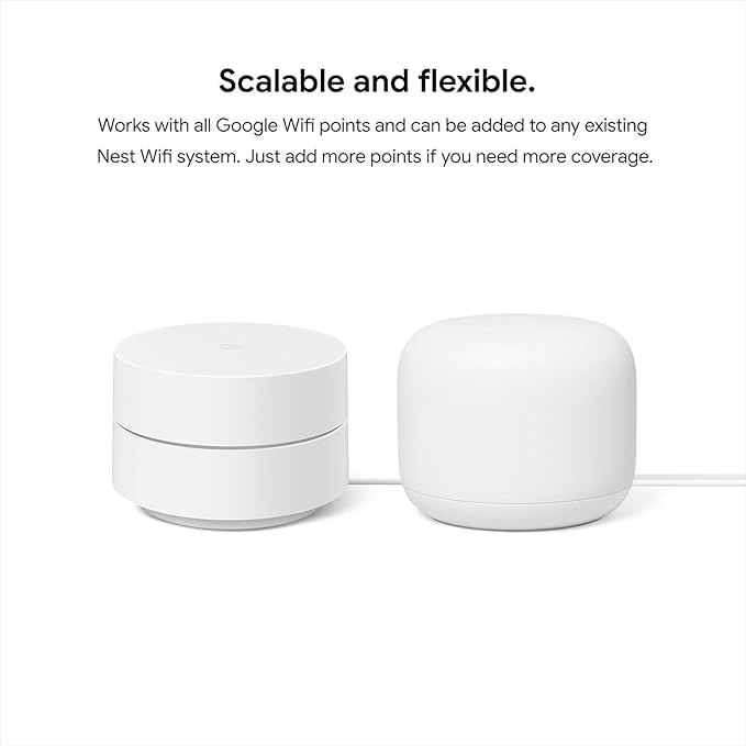 Google WiFi 3-pack retail packaging ready for quick setup.
