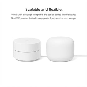 Google WiFi 3-pack retail packaging ready for quick setup.