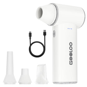GOOLOO F3 front view showing compact design and controls for portable cleaning