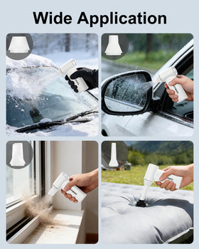 GOOLOO F3 blowing dust from car dashboard for fast interior detailing