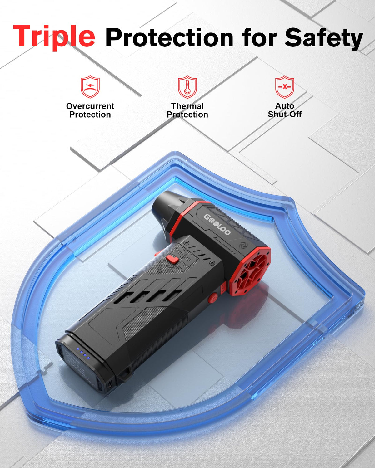 GOOLOO F5 includes an 18-month warranty for reliable support.