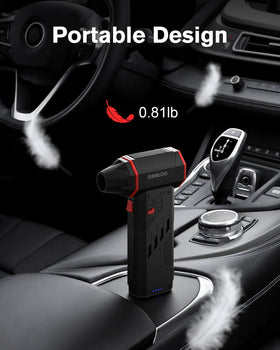 GOOLOO F5 ideal for home, office, and travel cleaning tasks.